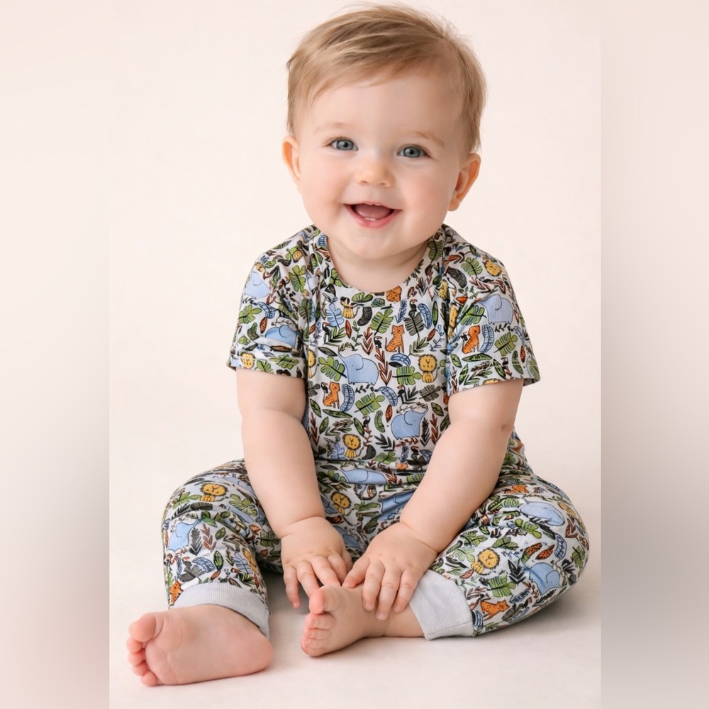 Bundles Baby Palace Jungle Print Outfit (9–12 Months)